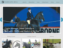 Tablet Screenshot of hargatehill.com